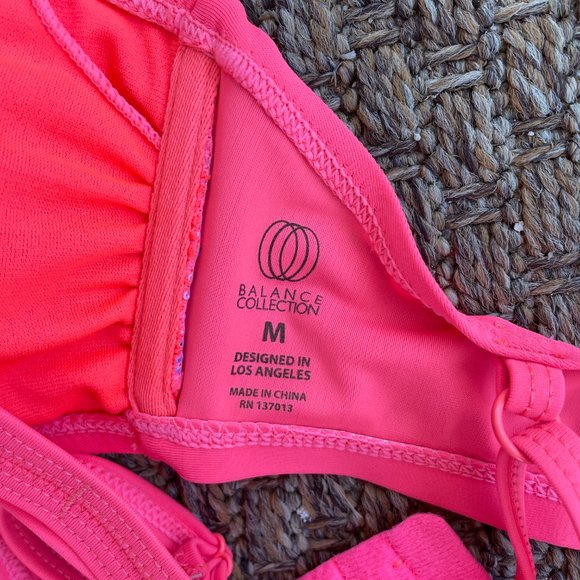 Balance Collection, Bikini Racerback Swim Tops. Pack of 2. Both Size: M - Picture 4 of 11